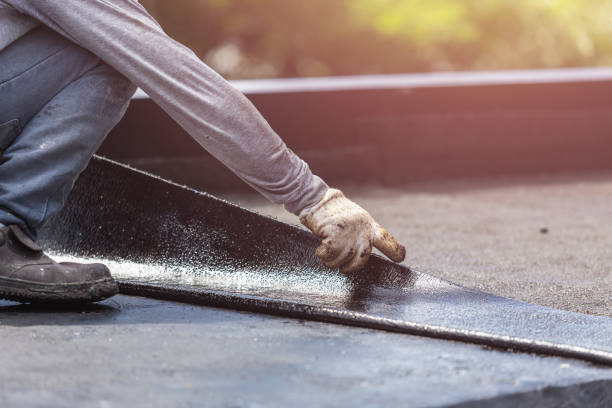 Professional Interior Drainage System technician working in Pennville, IN